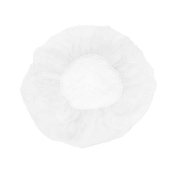 Zayaan Health Ultranet Anti Microbial 24" Invisible Hair Nets, White, (100-Pack) - BLZH-MS-24DHC-11W-100