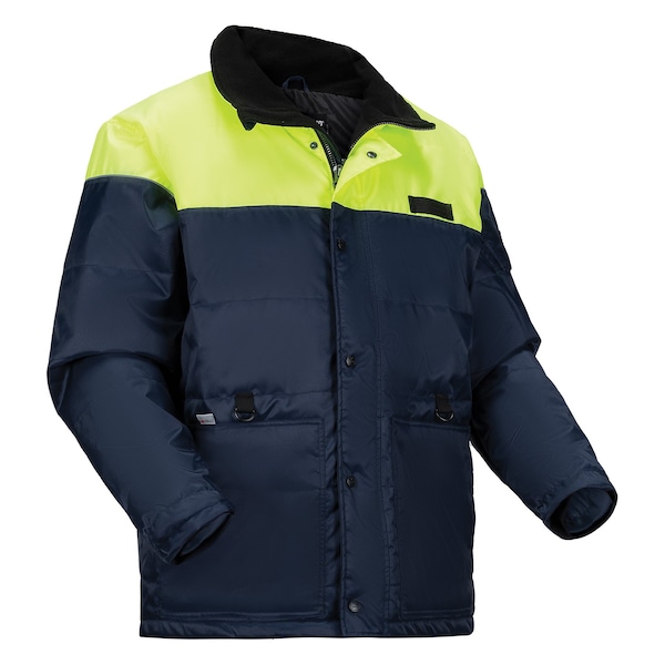 Ergodyne 2XL Navy Insulated Freezer Jacket - 6476