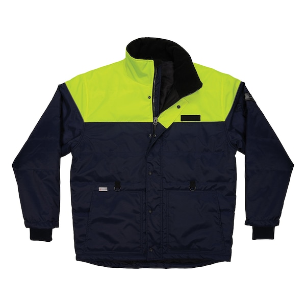 Ergodyne 2XL Navy Insulated Freezer Jacket - 6476