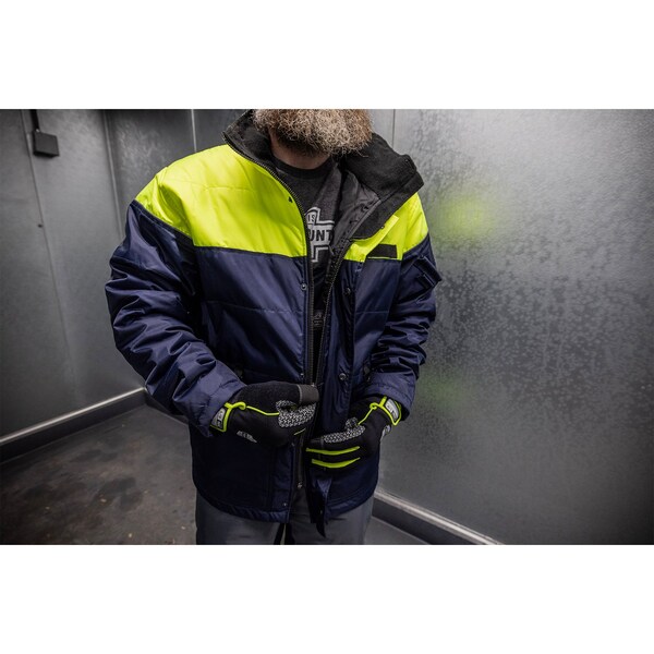 Ergodyne 2XL Navy Insulated Freezer Jacket - 6476