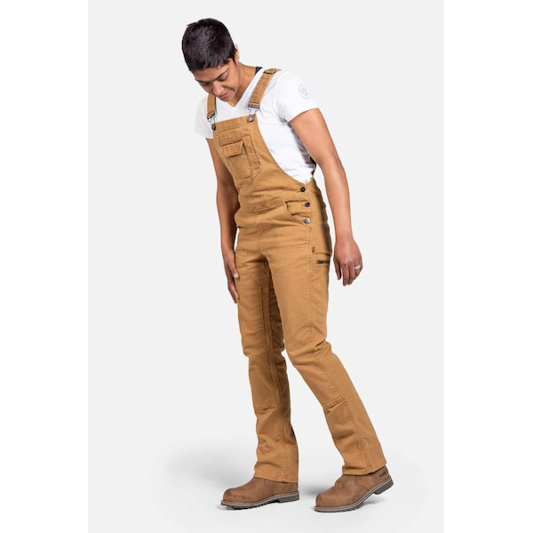 Dovetail Workwear Freshley Overall, Midweight Stretch Canvas (97% BCI Cotton/3% Spandex), 10 oz Fabric Weight, 4 - DWS21O1C-220-4X32