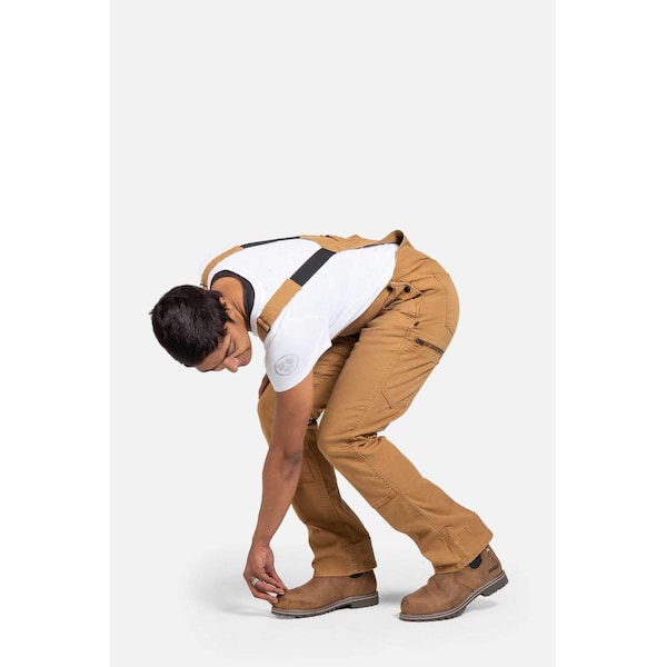 Dovetail Workwear Freshley Overall, Midweight Stretch Canvas (97% BCI Cotton/3% Spandex), 10 oz Fabric Weight, 4 - DWS21O1C-220-4X32