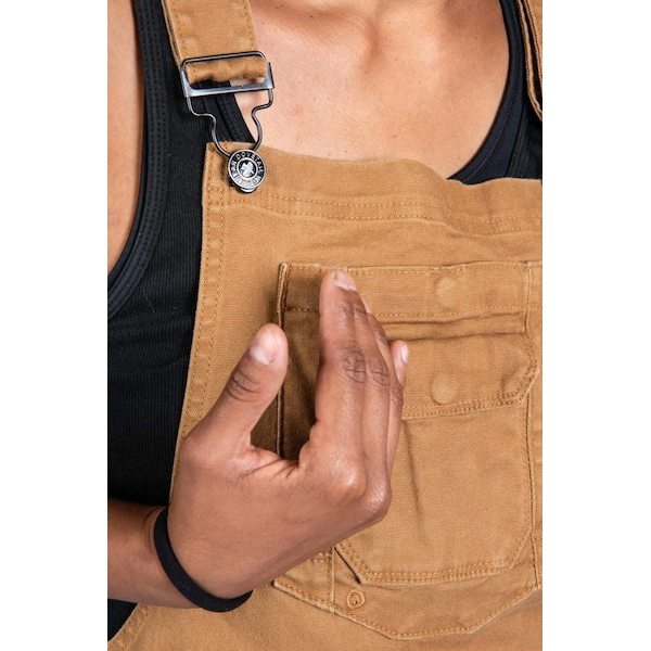 Dovetail Workwear Freshley Overall, Midweight Stretch Canvas (97% BCI Cotton/3% Spandex), 10 oz Fabric Weight, 4 - DWS21O1C-220-4X32