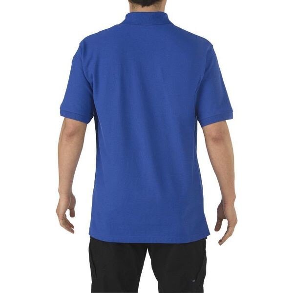 5.11 Tactical Polo Shirt, 40% Polyester, 60% Cotton, Button Closure, 2 Pocket(s), Royal Blue - 41180