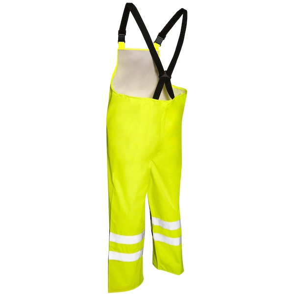 Kishigo L-XL, Lime, Class E, Storm Stopper Rainwear Pants - 9665P-L-XL