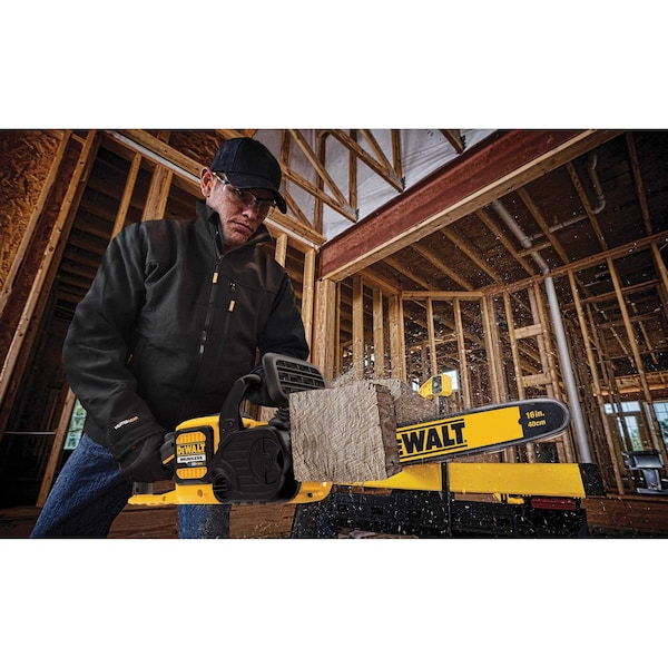 Dewalt Men's Heated Jacket, Black, Heats Up to 9 hr , 20 3 Outside Pockets, M - DCHJ060ABB-M
