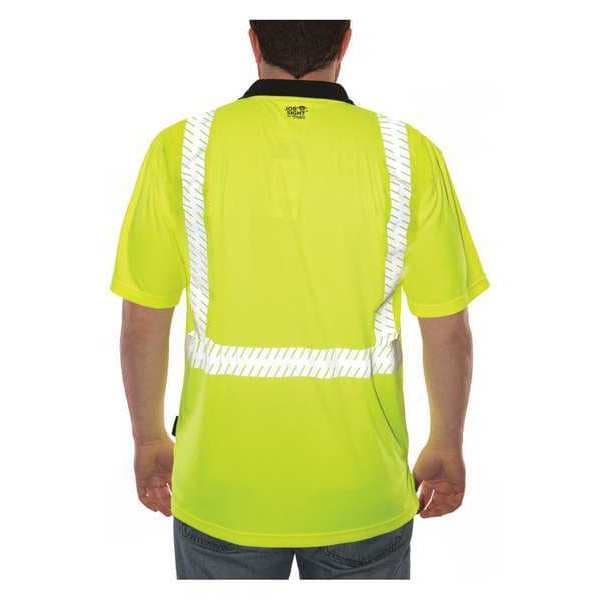 Tingley Men's Polo Shirt, Polyester, Pullover Closure, 4XL - S74022