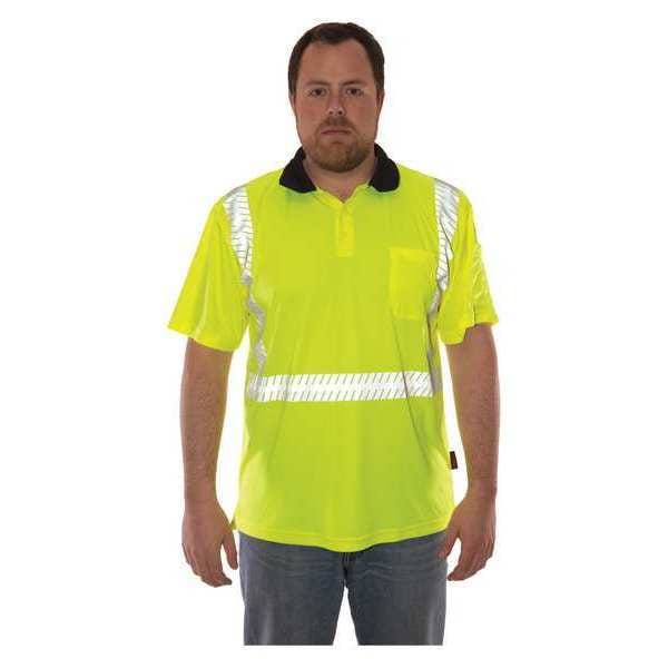 Tingley Men's Polo Shirt, Polyester, Pullover Closure, 4XL - S74022