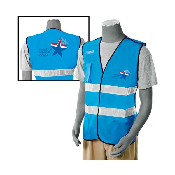 Propac Safety Vest Mrc Logo - C9058-BLUE MRC