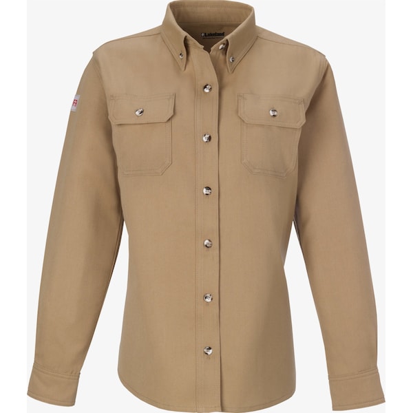 Lakeland Womens Westex DH FR Shirt, Khaki, XLT - ISHW65DH20-XLT