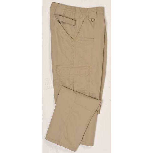 5.11 Men's Tactical Pants, 40 in, Coyote, PTFE Treated 65%/35% Poly Cotton/Ripstop - 74273