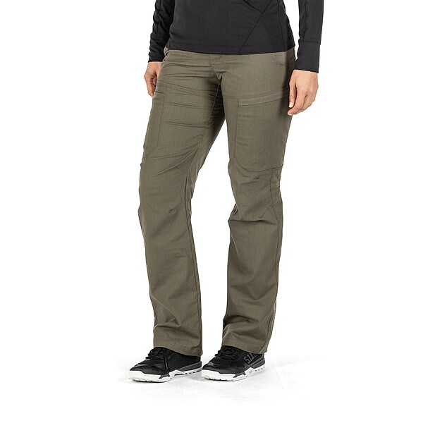 5.11 Women's Women's Apex Pant, 0, Ranger Green, 67% Polytester/33% Cotton Flex-Tac Canvas - 64446-186-0-R