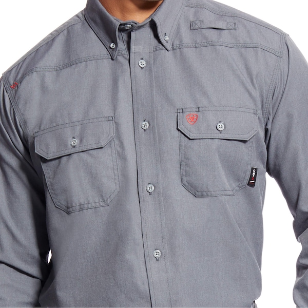 Ariat Men's Flame-Resistant Shirt, 9.5 cal/sq cm, 2XL, GlenGuard(R) - 10025429