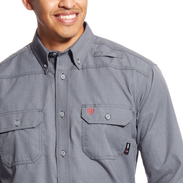 Ariat Men's Flame-Resistant Shirt, 9.5 cal/sq cm, 2XL, GlenGuard(R) - 10025429