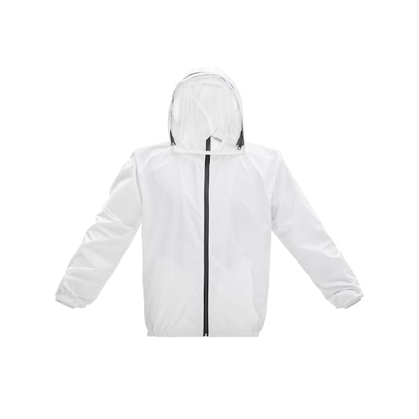 2W International Defender Wear with Face shield, X-Large, White - DW-WT XL