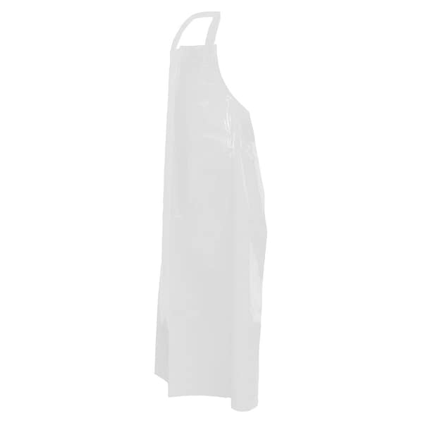 Kleen Handler Waterproof TPU Bib Adjustable Neck Apron, White, 11.8 Mil - BLKH-HDS-TPU-AP2W1