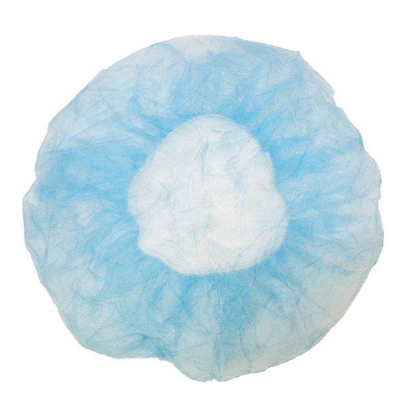 Zayaan Health Ultranet Anti Microbial 24" Invisible Hair Nets, Blue, (100-Pack) - BLZH-MS-24DHC-11BL-100