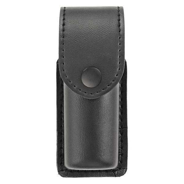 Heros Pride Pepper Spray Holster, Synthetic Leather, Black, S, Snap - 1458PB