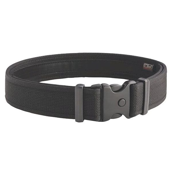 Uncle Mikes Duty Belt, Nylon, Black, 2XL, Buckle, Hook-and-Loop - 87792