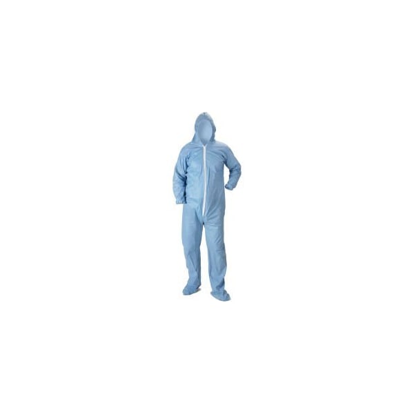 Lakeland Industries Lakeland 07414B Pyrolon Plus 2 Disposable FR Coverall 3XL, Hood, Elastic WristsBoots, 25Case - 07414B-3X