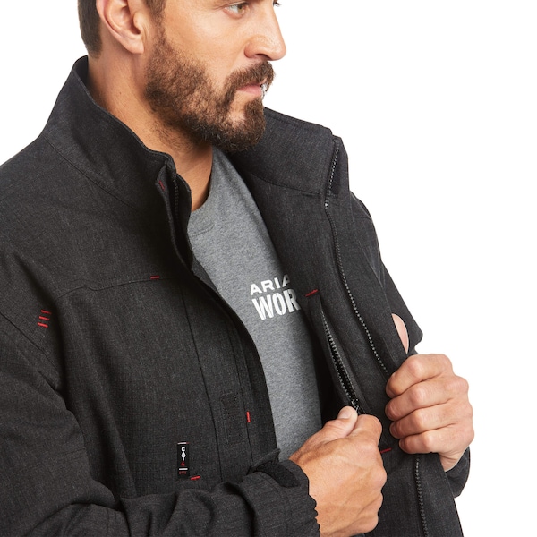 Ariat FR Insulated Waterproof Jacket, 52 cal/sq cm, L, 8 oz Zipper Closure - 10018144