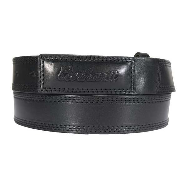 Carhartt Carhartt Scratchless Belt, Black, Full Grain Bridle Leather, 46 in Length, 1 5/16 in Width - A000550500113