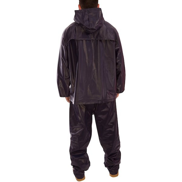 Tingley Navy Rainsuit Large Navy, PVC, Navy Blue, L - S62211