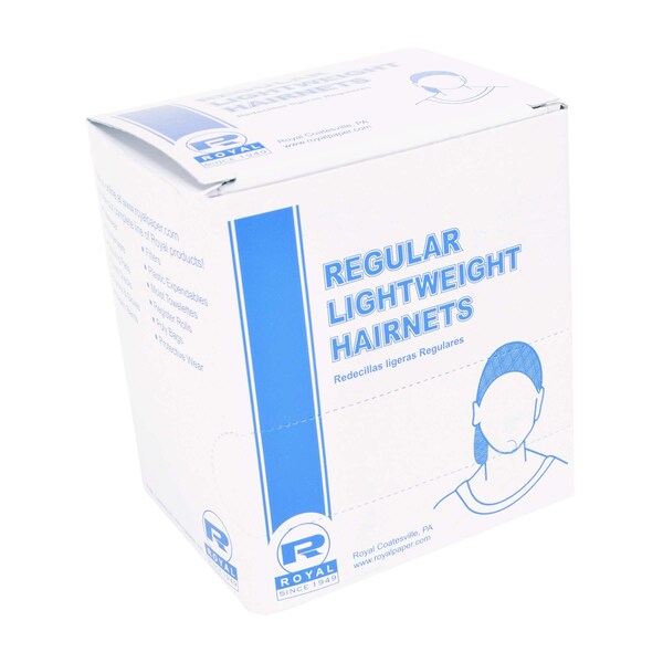 Amercareroyal Royal Dark Brown Light Weight Hair Net, PK2880 - RPH144LTDB