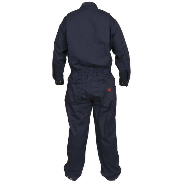 Mcr Safety Coverall, 8.7 cal/sq cm ATPV, L, MaxComfort(TM), Snap Closure, Zipper Closure - CCMNL