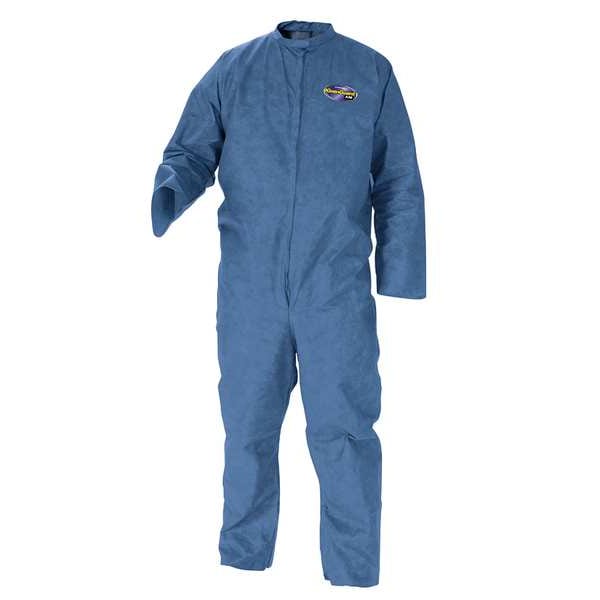 Kleenguard Disposable Coveralls, Collared, XL, SMMMS, Zipper, Open Cuff, Open Ankle, Serged Seam, 24 PK - 58534