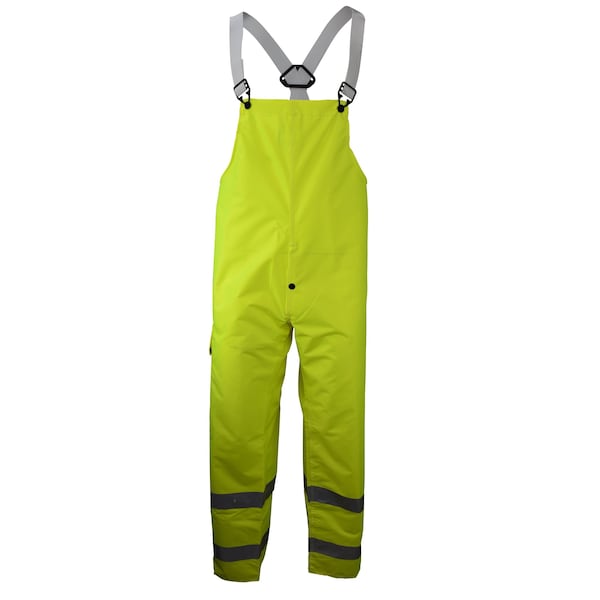 Neese Outerwear Telcom 7002 series Bib w/Fly-Lime-L - 27072-13-1-LIM-L