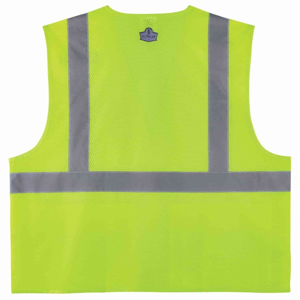 Ergodyne Lime Type R Class 2 Standard Mesh Vest,  - 8220HL