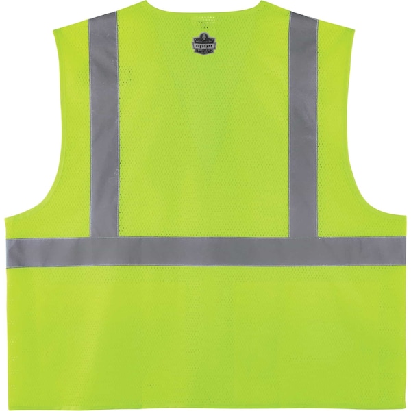 Ergodyne Lime Type R Class 2 Standard Mesh Vest,  - 8220HL