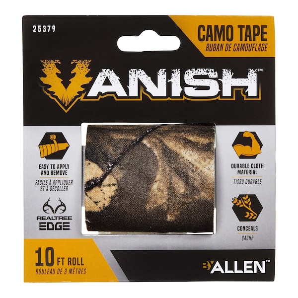 Cinta de tela para camuflaje Vanish, rollo de 10 pies, RealTree Edge - 25379