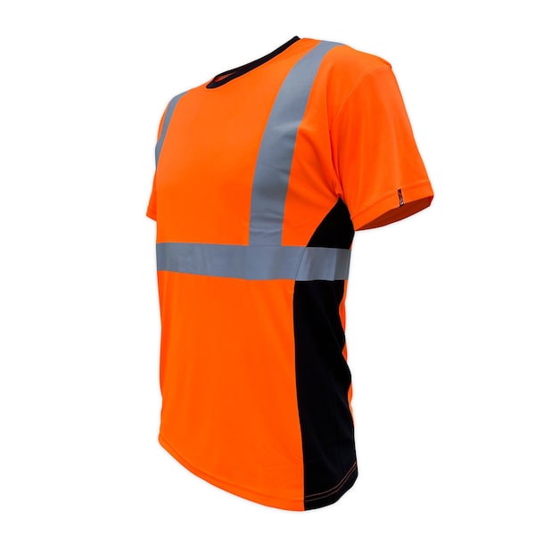 Safetyshirtz SS360 Basic Class 2 T-Shirt w/ vented sides, Safety Orange, XL - 45120101XL