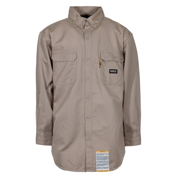 Berne Coverall, FR, Deluxe, 2XL, Tall, Khaki - FRSH10