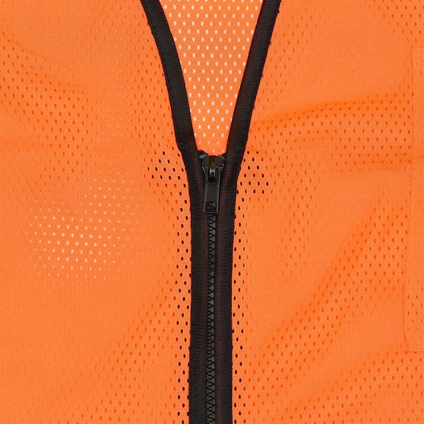 Radians Hi-Vis Econ Blk Bot Mesh Safety Vest-Org/Blk-XL - SV3B-2ZOM-XL