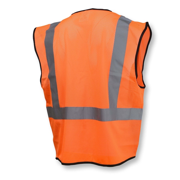 Radians Hi-Vis Econ Blk Bot Mesh Safety Vest-Org/Blk-XL - SV3B-2ZOM-XL