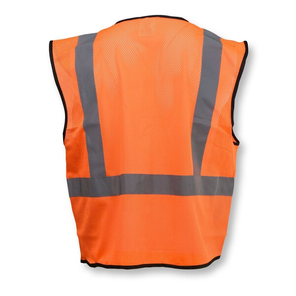 Radians Hi-Vis Econ Blk Bot Mesh Safety Vest-Org/Blk-XL - SV3B-2ZOM-XL