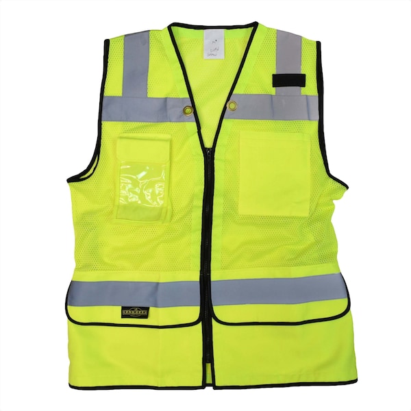 Radians Hi-Vis Ladies Hvy Dty Surv Safety Vest-Grn-L - SV59W-2ZGM-L