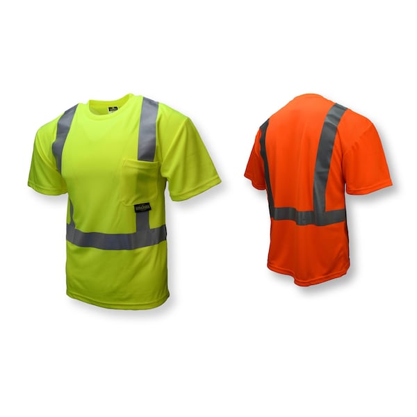 Radians Radians ST11 Class 2 High Visibility Safety T-Shirt with Max-Dri(TM) - ST11-2PGS-S