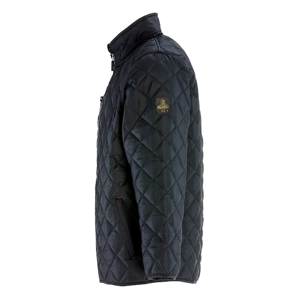 Refrigiwear Diamond Quilted Jacket Black 2XL - 0444RBLK2XL