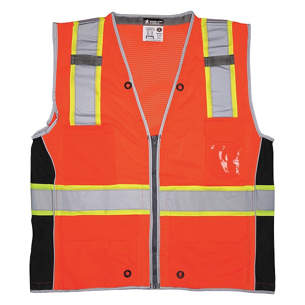 Mcr Safety High Visibility Vest, M Size, Unisex - SURVCL2OM