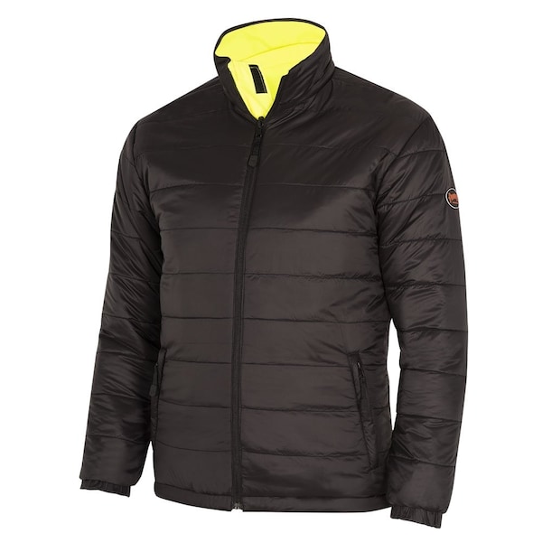 Pioneer Polyester, Zipper with Snap Storm Placket, Hi-Vis Yellow, S - V1140460U-S