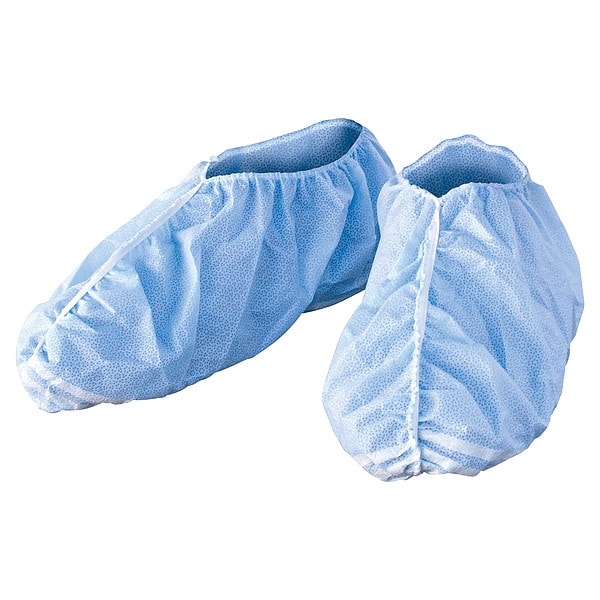 Kimtech Disposable Shoe Covers, SMS, Blue, Slip Resistant Sole: Yes , XL - 69254