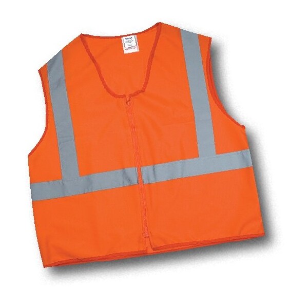 Mutual Industries Flame Retardant Vest, Orange Large - 89800-0-103