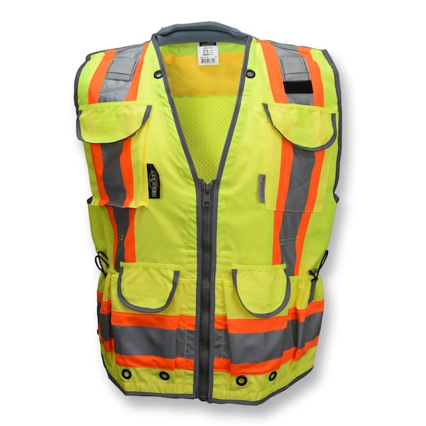Radians Hi-Vis Cl2 Hvy Wvn 2Tn Wvn/Msh Engr Vst-Grn-S - SV55-2ZGD-S