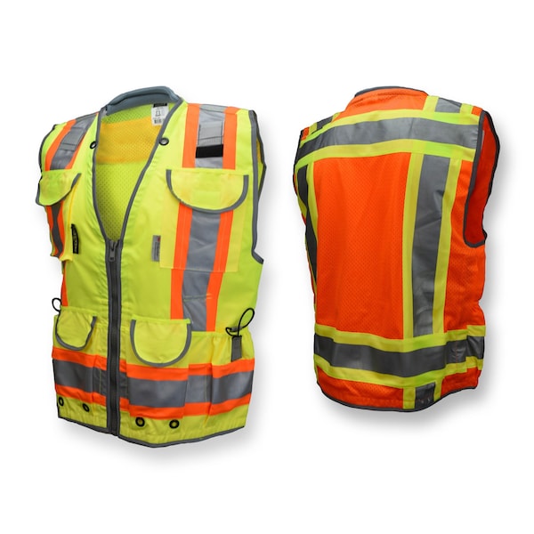 Radians Hi-Vis Cl2 Hvy Wvn 2Tn Wvn/Msh Engr Vst-Grn-S - SV55-2ZGD-S