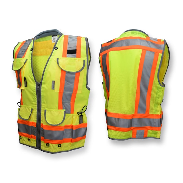 Radians Hi-Vis Cl2 Hvy Wvn 2Tn Wvn/Msh Engr Vst-Grn-S - SV55-2ZGD-S