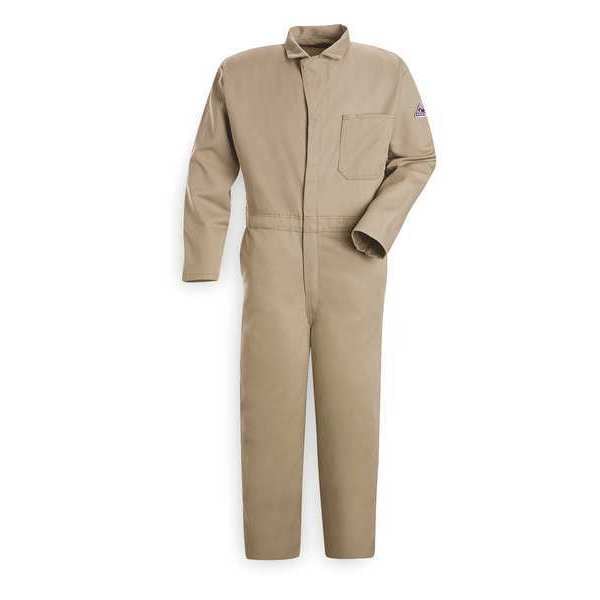 Bulwark Coverall, 11 cal/sq cm ATPV, M, 30 in Inseam, Excel FR(TM), Zipper - CEC2KH RG 38